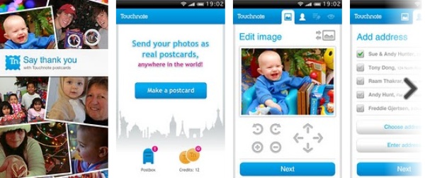 TouchnotePostcards