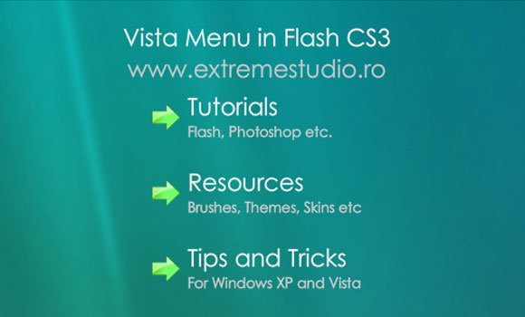 Vista Menu in Flash Vista Menu in Flash