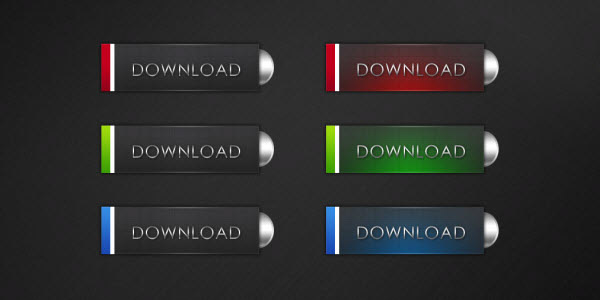 Carbonalistic Web Buttons