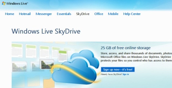 Windows Live SkyDrive Windows Live SkyDrive