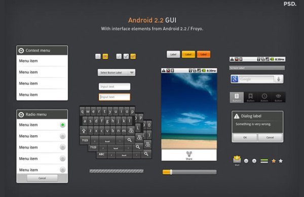 Android 2.2 GUI Android 2.2 GUI