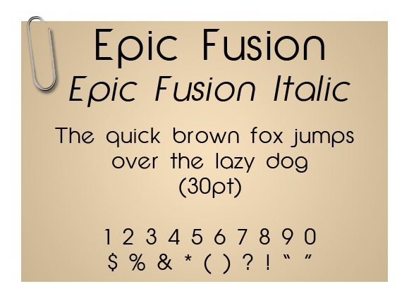 Epic Fusion Epic Fusion