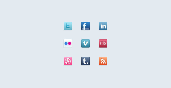 Freshy Freebie - Social Icons