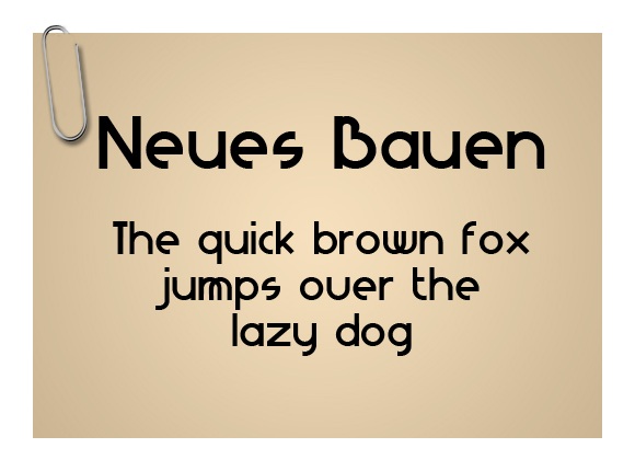 Neues Bauen Neues Bauen