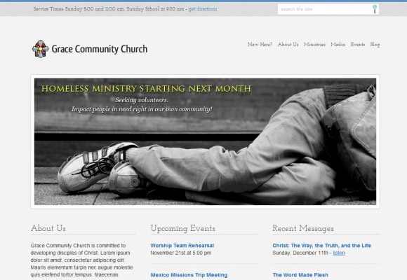 Stylish Church WordPress Theme Stylish Church WordPress Theme