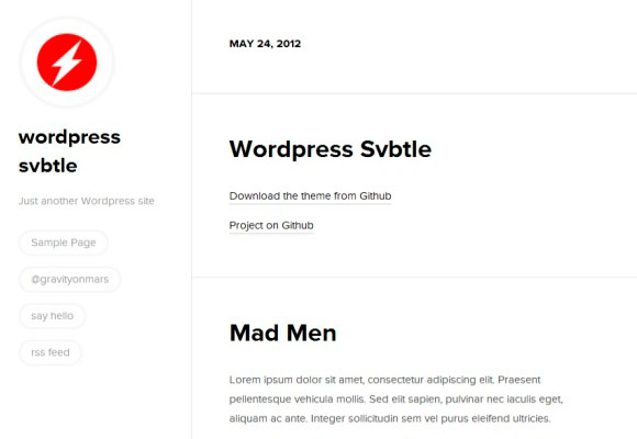 WordPress Svbtle WordPress Svbtle