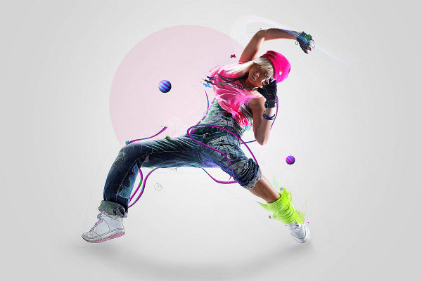 A Dancer Illustration