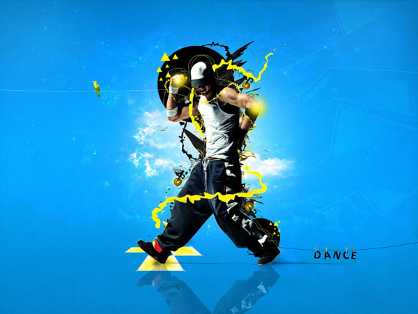 Stylish Dancer Photo Manipulation