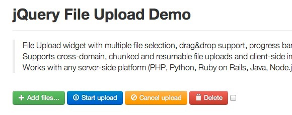 jQuery File Upload jQuery File Upload