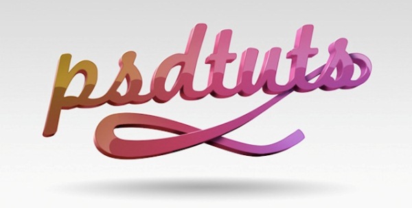 3D Typography in Illustrator and Photoshop
