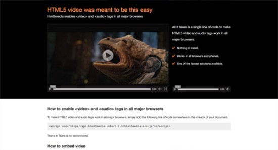 HTML5Media HTML5Media