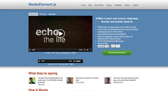 MediaElement.js MediaElement.js