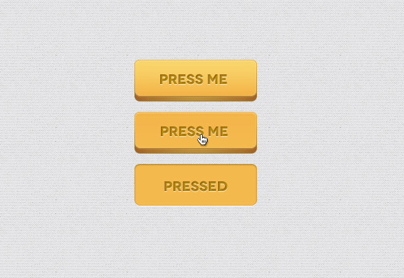 3D Button in all States 3D Button in all States