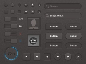 Black UI Kit