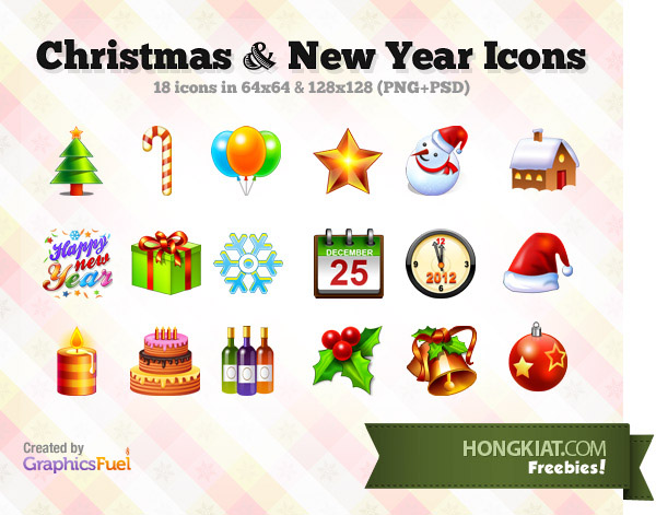 Christmas & New Year Icons Christmas & New Year Icons