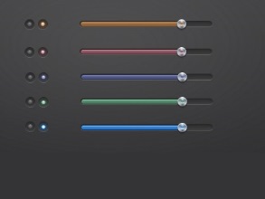 Slider UI PSD