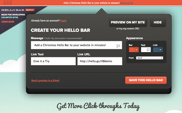 The Hello Bar