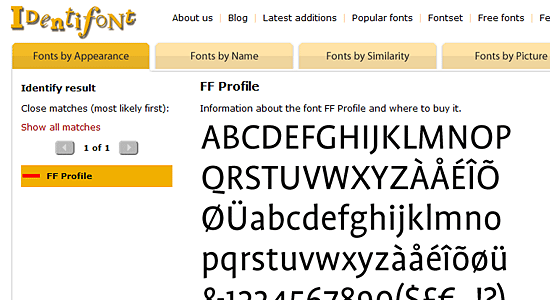 Identifont