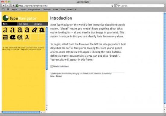 Type Navigator
