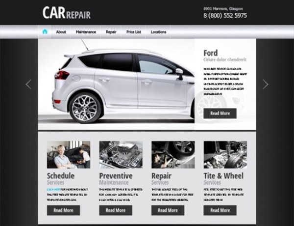 Template for Car Business