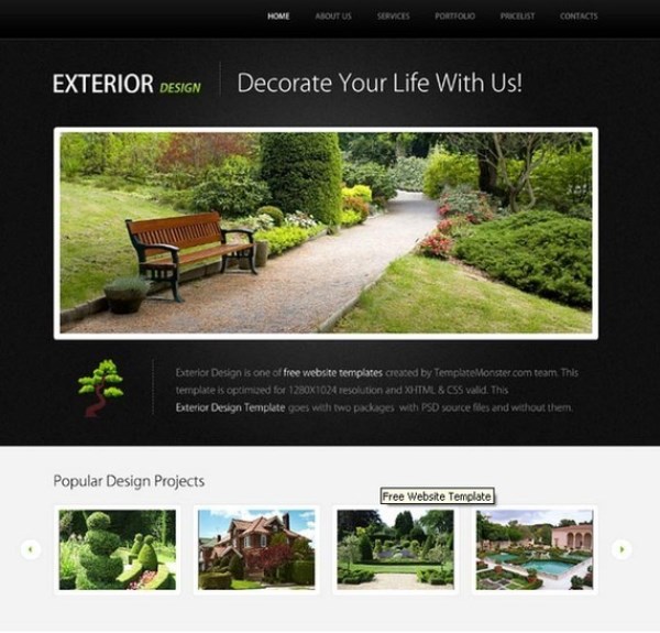 Template for Exterior Design