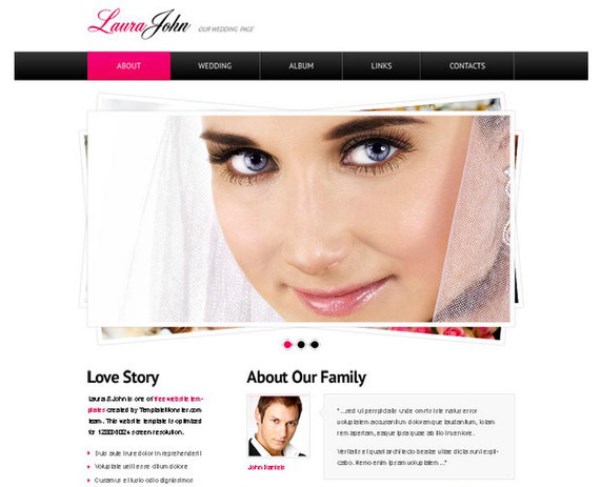 Wedding Website Template