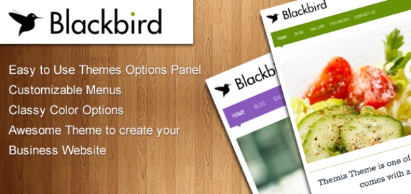 Black Bird WordPress Theme