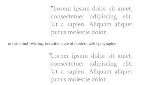 jQuery exdent