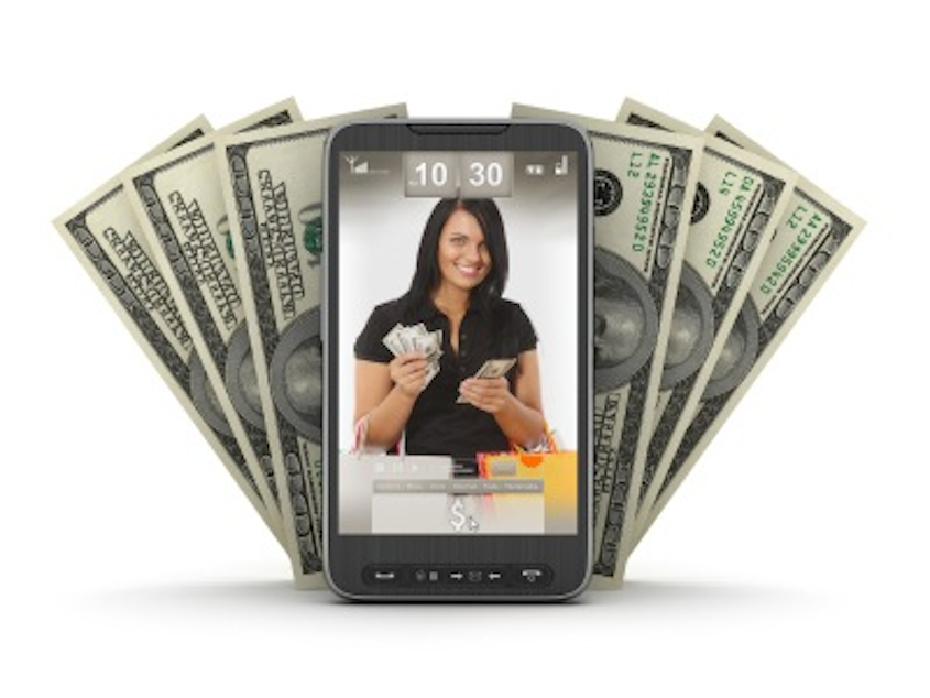 Money transactions by mobile phone